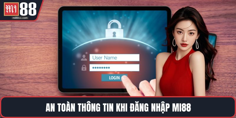 An toàn thông tin khi đăng nhập MI88