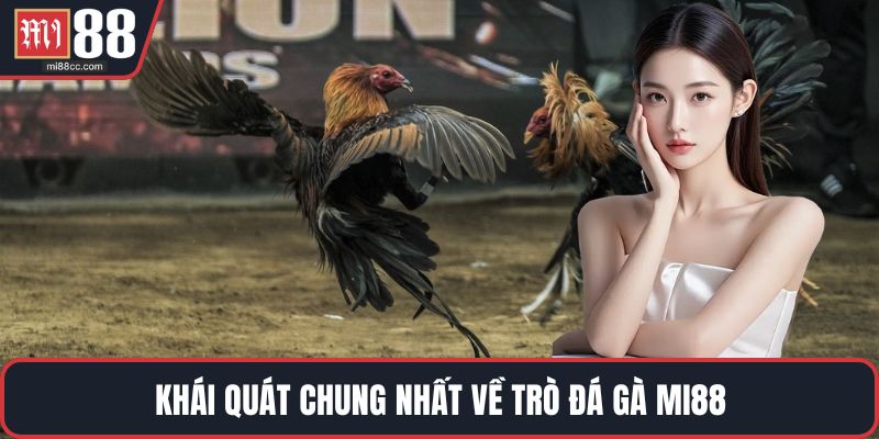 Khái quát chung nhất về trò đá gà MI88