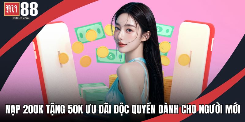 Nạp 200k tặng 50k