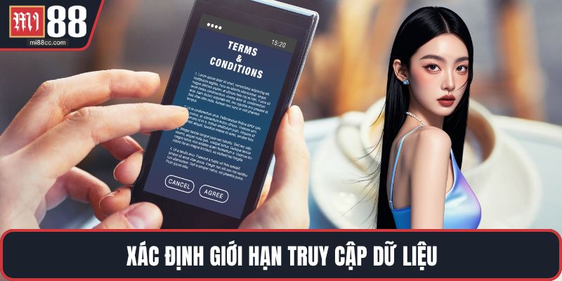 Xác định giới hạn truy cập dữ liệu